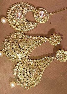 Beautiful Earrings Set With Mangtika 😍
