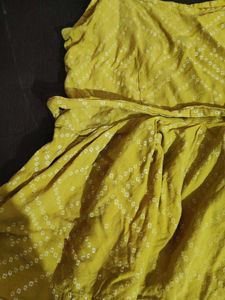 Yellow Short Kurti