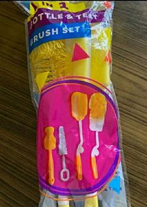 Baby Bottle Cleaning Brush BPA Free Set 4