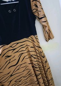 Leopard Print Long Maxi Dress.