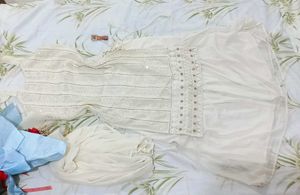 Cream/White Indian Dress