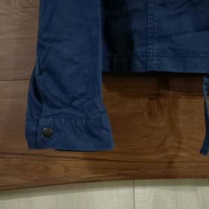Blue Crop Jacket