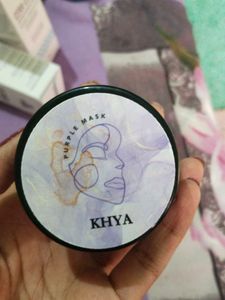Khya Naturals Volcanic Purple Mask 🍇💜👾