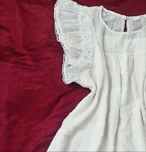 Lolita Lace Dress With Flutter Sleeves