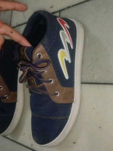 Casual Blue Boot Sneakers