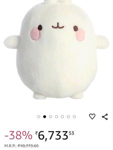 Molang Korean Bunny Character Plush