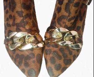 Leopard Print Ankle Boots