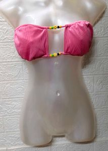 Tops For Rs.99 Only Pink 🩷 Tube Bikini 👙 Top