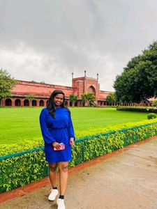 Blue Mini Shirt Dress