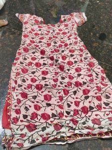 Floral Print Kurti Top