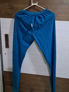 Georgette Kurta With Zari Border And Leggings