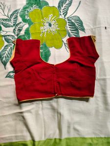 Maroon Georgette Saree