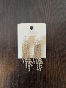 Dangling Rhinestone Earrings