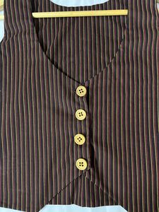 Black Waistcoat Top