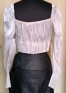 Urbanic White Crop Top