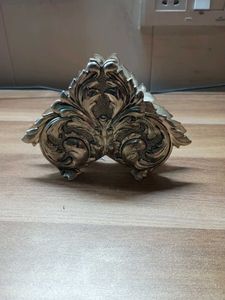 Silverplated Ornate Letter Holder