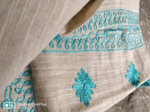 Unused New Pakistani Aari Embroidery Kurta Set