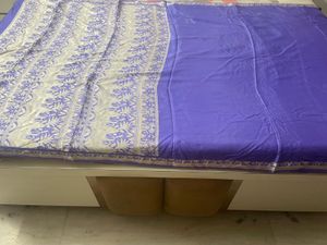 Blue Silk Saree &amp; Blouse