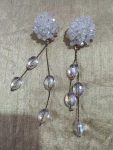 White Fancy Eirring