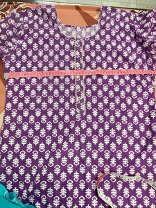 Simple But Beautiful Short Kurti 💜
