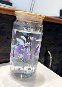 Lavender Glass Tumbler