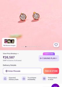 Pure Dimond Earring Studs