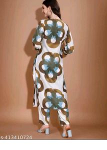 Floral Print Kurta Set