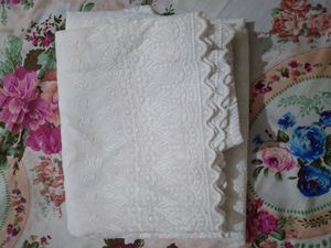 White Chikankari Plazo