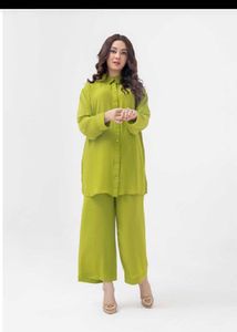 Cord Set Lime Green Embellished
