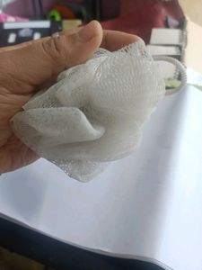Body Scrubber Loofah In White New Unused 2combo