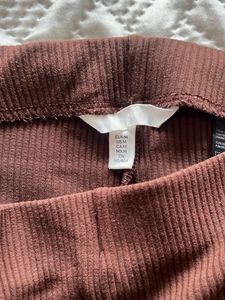 H&amp;M Brown Flare Leggings Trousers Lower
