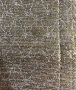 WHITE AND GOLD SAREE