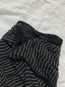 Black Stripes Skirt