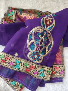 BEAUTIFUL PATLI SAREE 💜