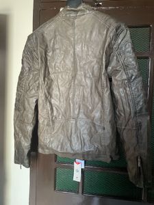 Brand New Lee Cooper Brown Leather Jacket