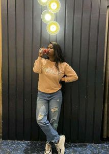 Ripped Knee Denim Jeans