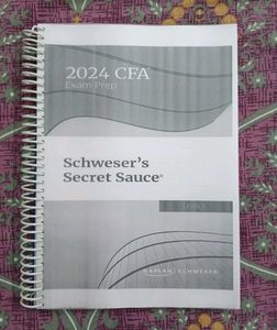 Schweser Secret Sauce Revision Book