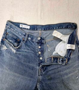 Zara Men Distressed Jeans