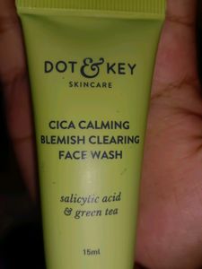 COMBO 3 Dot & Key Cica Calming Clearing Face Wash 15ml