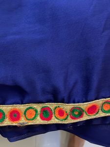 / Last Chance To Buy ! Navy Blue Saree