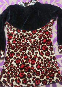 Girls Velvet Tunic