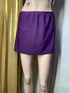 Purple Swim Skirt Cover-Up
