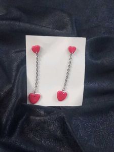 Heart Drop Earrings