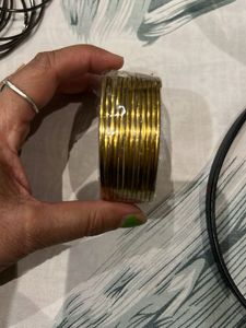 Golden Matal Bangles