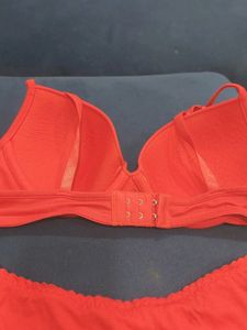Red Bra Panty Set