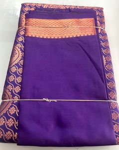 Kids Pattu Cloth For Lehenga
