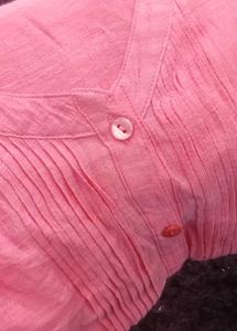 Coral Sleeveless Top