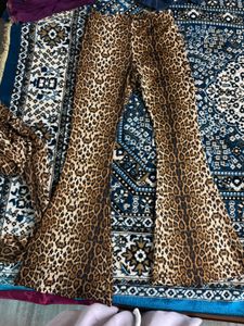 Leopard Print Co-ord Set And Tube Top