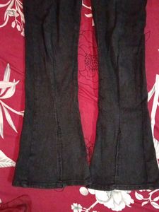Flared Black Jeans