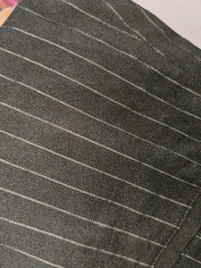 Striped Black Pants